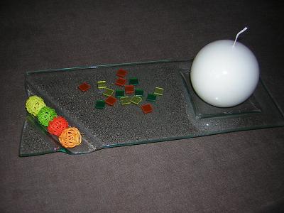 Assiette color&eacute;e