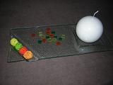 Assiette color&eacute;e