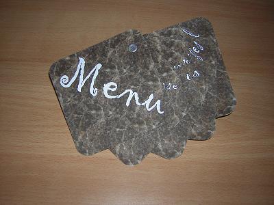 Menu en &eacute;ventail